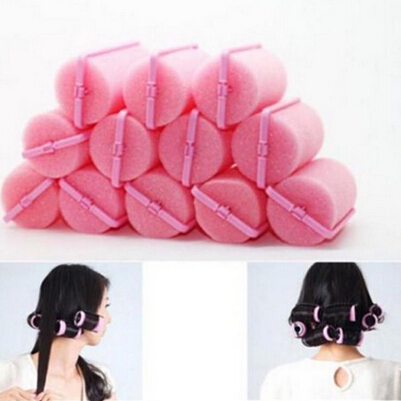 12 Pcs Curler Hairdressing tool Soft DIY Styling Tools Sponge Hair Styling Foam Hair Rollers Random