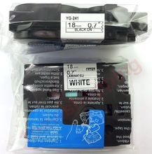 Details about 3pcs Black on White Tape Compatible for Brother TZ-241 TZe-241 0.7″ P-Touch 8m