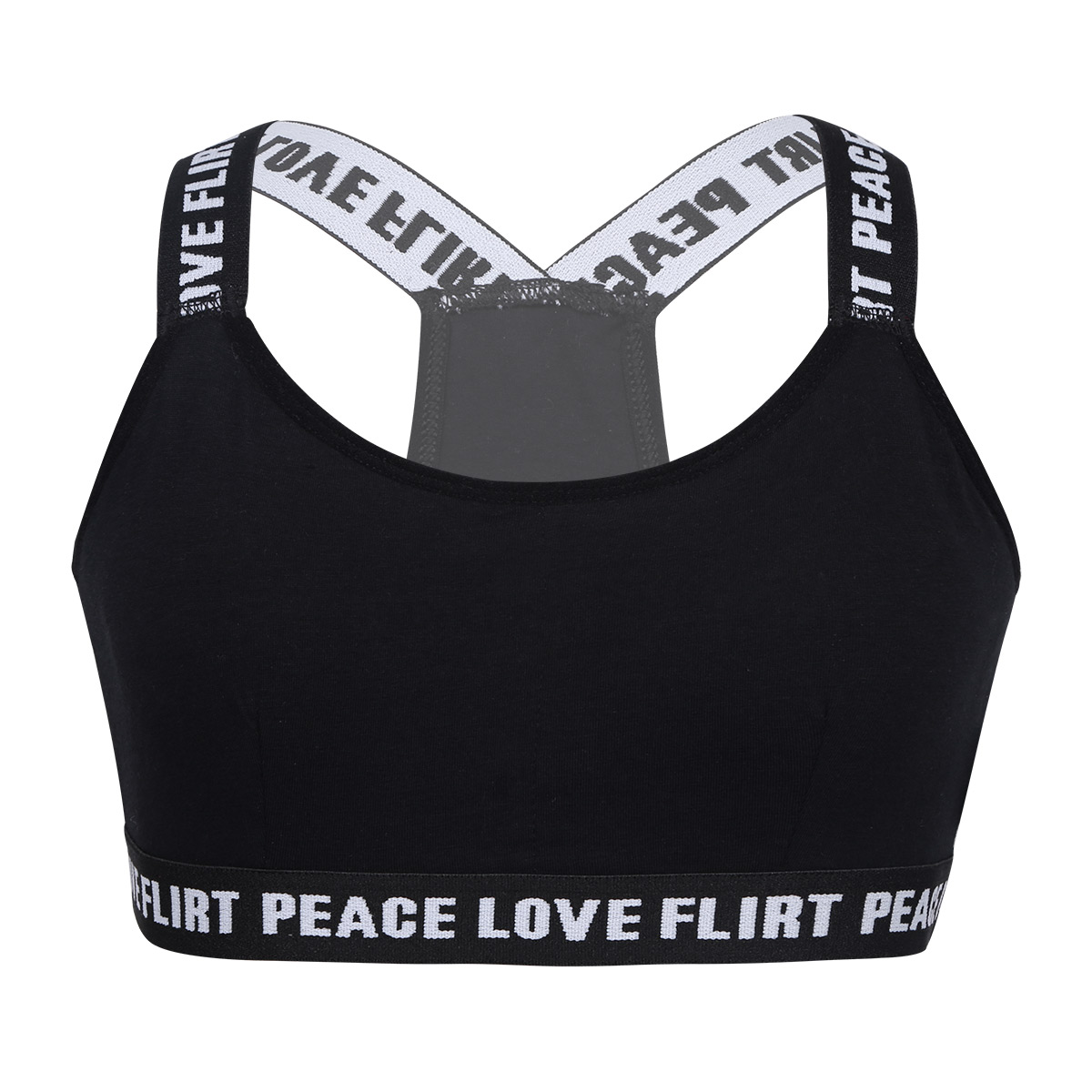 girls sports crop top