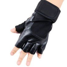 2014 HOT NEW Weight lifting Gloves Men Women Black Fitness Crossfit Bodybuilding Gym Grip Sports gloves  Powerlifting