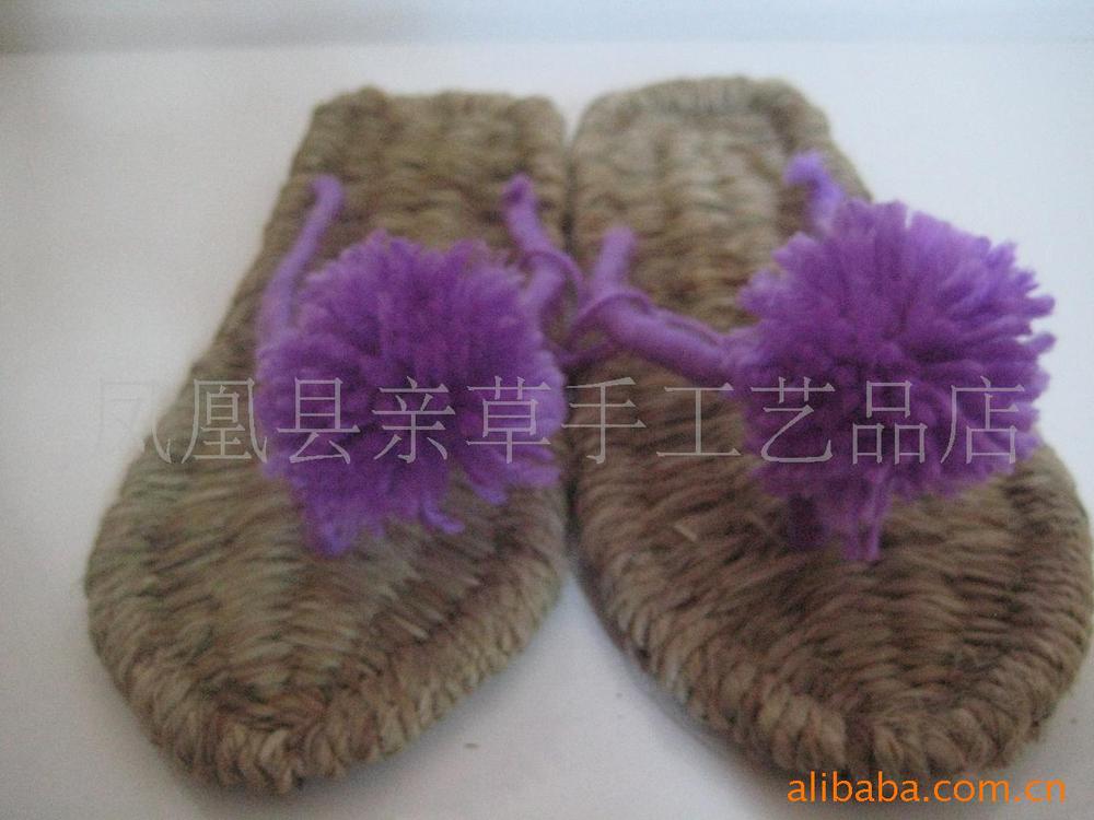 Sandals slippers hemp slippers bow sandals crochet sandals fashion slippers