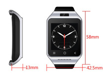 T1 smart watches wearable Bluetooth can be photographed Leather Multi Language with high quality