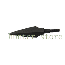 free ship 8pcs steel hunting arrow head broadheads telflon surface treatment screw on off 6 5