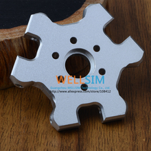 2Pcs M4 Delta Kossel Fisheye Effector Hammock 4MM All-Metal Aluminum Alloy 3D Printer Accessories