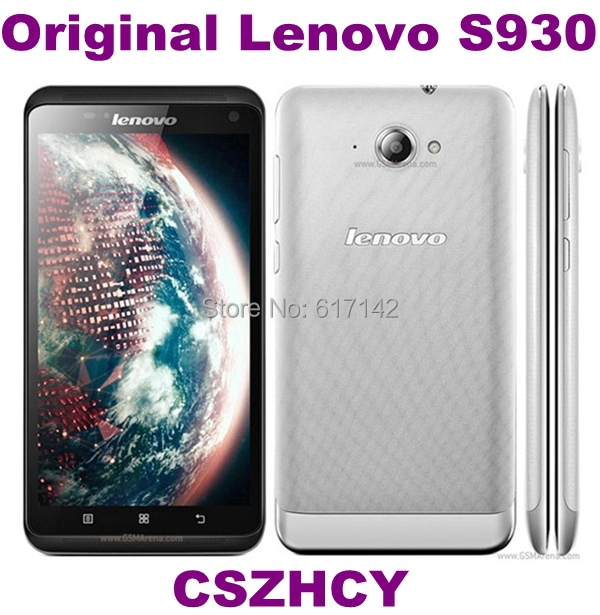 Original Lenovo S930 Unlocked MT6582 8GB Rom Quad Core 6 0 IPS Smart Cell phone Free