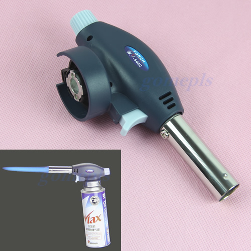 Free Shipping Gas Torch Flamethrower Butane Burner Auto Ignition Camping Welding BBQ OutdoorPY-PY