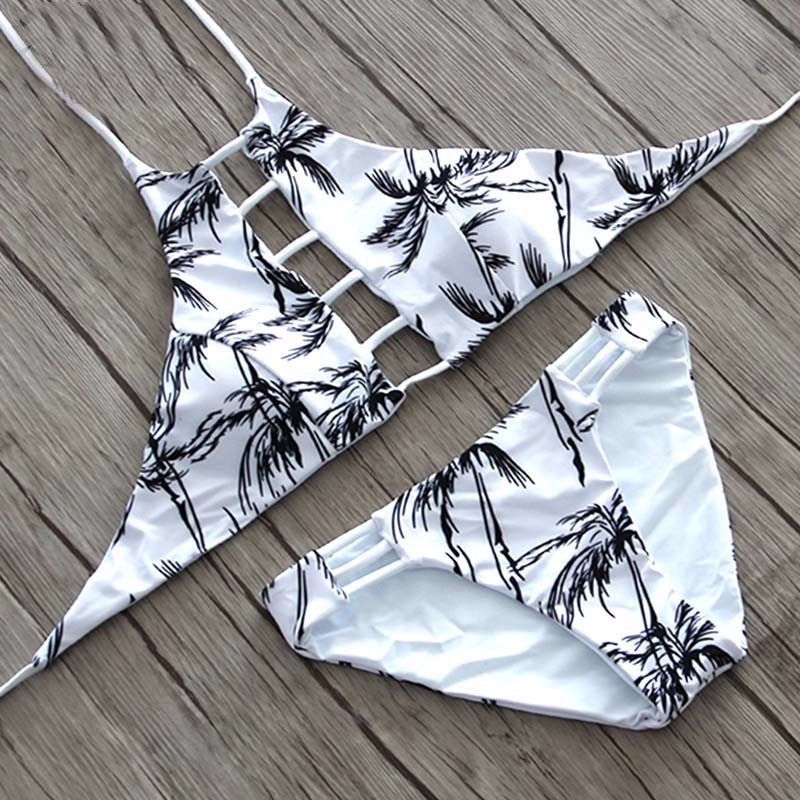 NAKIAEOI-2016-Sexy-High-Neck-Bikini-Women-Swimsuit-Swimwear-Cut-Out-Retro-Push-Up-Bikini-Set 6