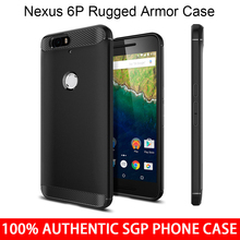 Huawei Nexus 6P Case Original SGP Rugged Armor SGP11797 Soft TPU Drop Resistance Back Cover Case