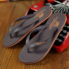 Hot 2016 Men’s Flip Flops Rubber Male Slippers Summer Fashion Beach Sandals Shoes for Man High Quality plus size Eur :39-44