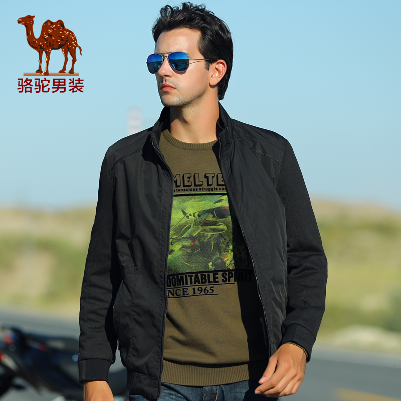 Camel camel for men's clothing autumn jacket male new arrival commercial jacket casual short jacket