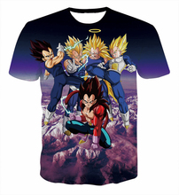 Hipster 3D t shirt Anime Dragon Ball Z T-shirts Funny Team Vegeta Goku t shirts Men Women Casual tee shirts Galaxy tees tops