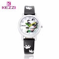 KEZZI New Brand Casual Watch Children Cute Cartoon Panda Pattern Sweet Style Quartz Wristwatch Popular Kids
