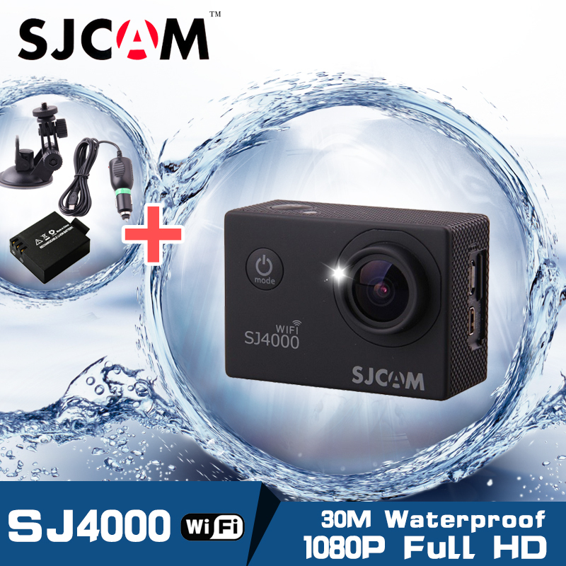 [ испания на складе ] оригинальный! SJCAM SJ4000 WiFi 1080 P полный HD экстремальные виды спорта д . в . действий камеры дайвинг 30 м водонепроницаемый Gopro Stytle камеры(China (Mainland))