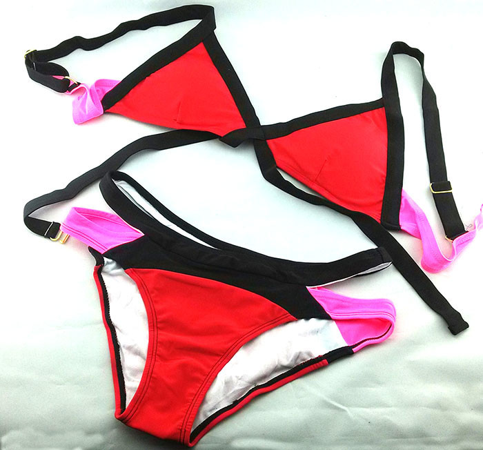 New 2015 Bikinis Women Sexy Women\'s Bikini Set Push-up Padded Bra Swimsuit Bathing Suit Swimwear (13)