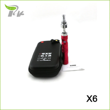 X6 electronic e cigarette smoking e vaporizer cig electronic mod 510 rechargeable batterie 1300mAH factory supply
