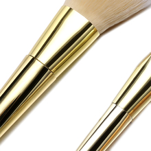 7 Pcs Professional Cosmetic Foundation Powder Brushes Face Makeup Brush Powder Brush Gold Silver Rose Gold