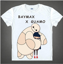 Big Hero 6 Baymax anime Printed Men’s T-Shirt T Shirt For Men women 2016 New