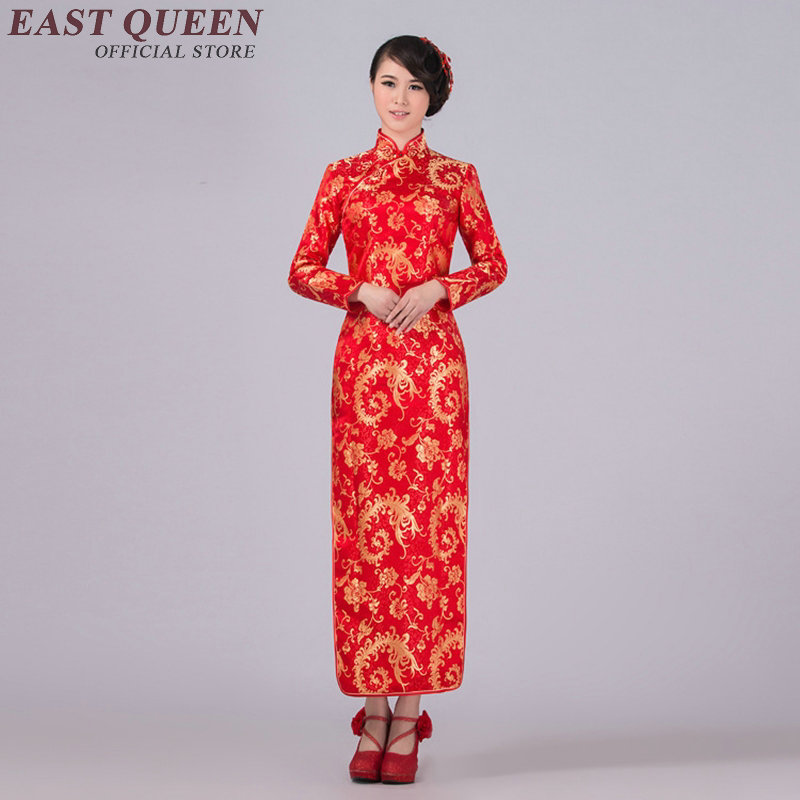 traditional chinese dress long sleeve