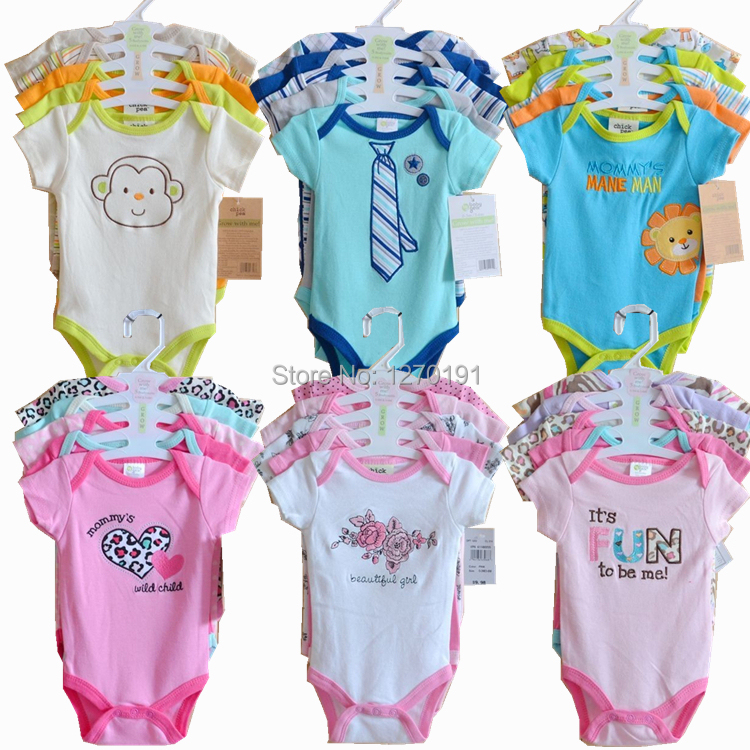 BABY BODYSUITS 100 Cotton Carters Body Baby Boy Girls Clothes Ropa De Bebe 5pcs lot Similar