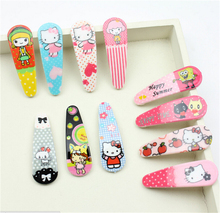 Fashion Cute Headdress For Children Kids Clips Cat Barrettes Baby Girl Hair Accessories Flower Animal Pattern Hairpins 10pcs/Lot