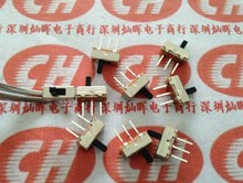 10 шт./лот SS12D00G4 маленький переключатель 3 фута 2 файлов однорядные 3-контактный длинной ручкой 4 мм высокого тона 2.54 мм презентация переключатели