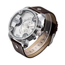 Envío gratis 2014 nueva moda marca de lujo Dz relojes deportivos, men ‘ s cuarzo watches, relojes militares cuero genuino