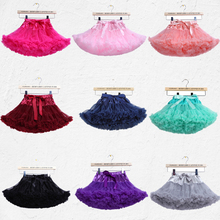 Free Shipping Baby Girls Chiffon Fluffy Pettiskirts Tutu Princess Party Skirts Ballet Dance Wear Kids Petticoat Clothes