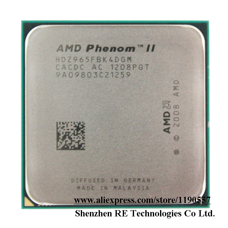 Amd  II X4 965  ( 3,4 GHz / 6 MB L3  /  AM3 )  -   
