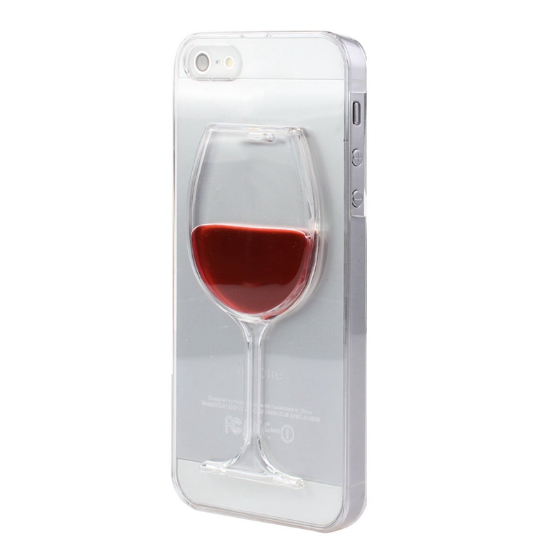 transparent for apple iphone 5 5s se 5se luxury 3d wine glass liquid pc clear snap transparent for apple iphone 5 5s se 5se luxury 3d wine glass liquid pc clear snap