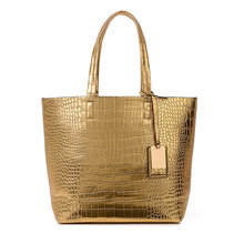 2016 Luxury Crocodile marque femme Handbag Tote Bag bolsa feminina de couro Women Shoulder Bags Larger Capacity Leather Handbags