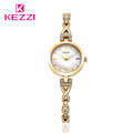 2016 Luxury Brand Women Lady Watch Fashion Diamond Gold Bracelet Wristwatch Analog Display Quartz Watch kw1497