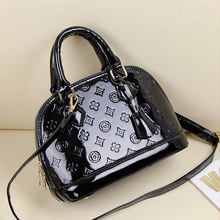 High quality venis embossed patent leather alma woman L brand handbag famous brand lady tote bag