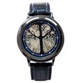 Fashion Contracted Waterproof Leather Band Touch Screen LED Smart Watch Lovers