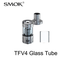 Electronic Cigarettes SMOK TFV4 Tank Glass Tube E-cigarette Tube for TFV4 Clearomizer TFV4 Vaporizer Atomizer Tube X9038
