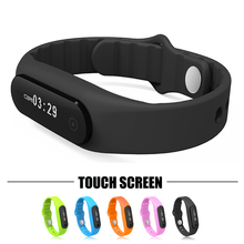 Touch Screen Smart Wristband Bracelet Fitness Wearable Activity Tracker Smartband pedometer Bluetooth 4.0 For Android 4.3  IOS