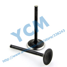 Engine Valve GY6 150CC Inlet Valve Exhaust Outlet Valve Scooter Engine parts Mope Wholesale YCM QM-GY150