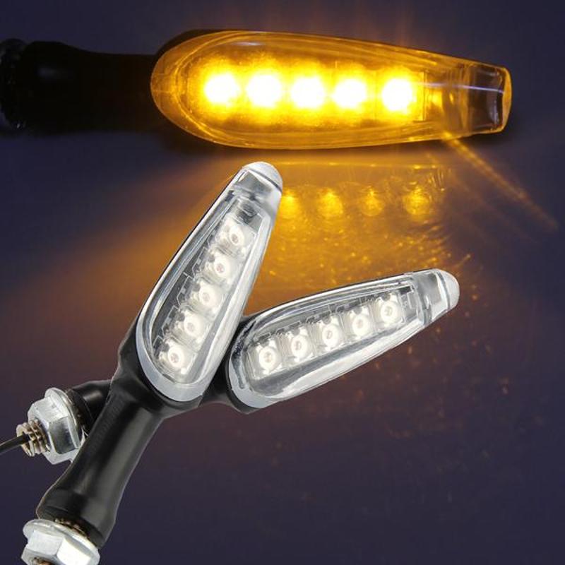 Motorcycle Turn Signal Light Indicator Amber