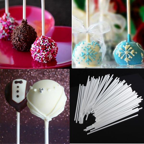 Hot sale New 20cs/lot 10cm Pop Sticks Chocolate Cake Cookie Lollipop Lolly Candy Making Mould
