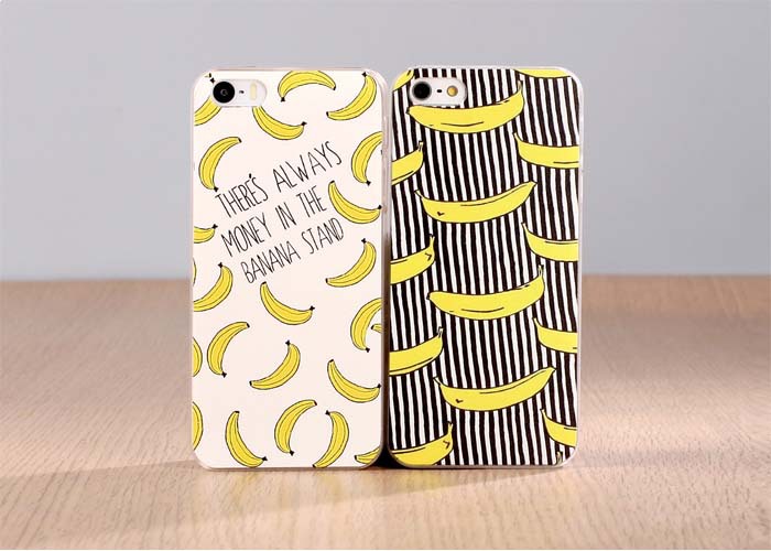 Fruit Banana Fashion Hard Plastic Case Cover For Apple iPhone 4 4S 5 5S 5C 6