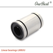 5Pcs lot 3D printer accessories Linear bearings LM8UU 8x15x24mm Wholesale outlets free shipping