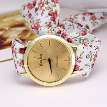 Alta calidad de tela de Color de resistencia de la correa la suciedad mujeres del reloj del cuarzo de la marca de lujo, relojes mujer 2015 relojes de pulsera