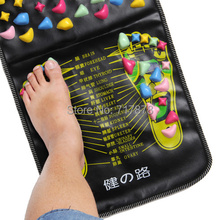 Chinese Walk Stone Pain Relieve Foot Leg Massager Mat Health Care Acupressure Free shipping
