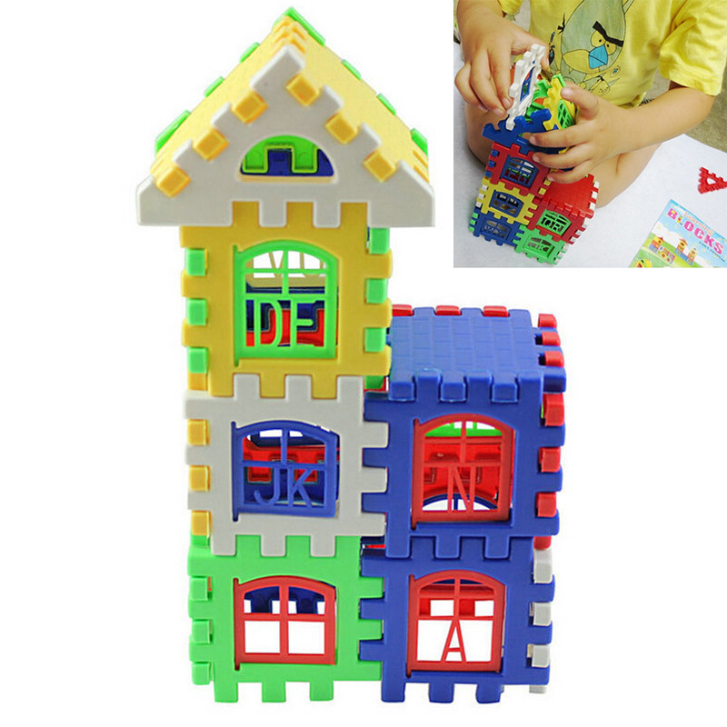 1Set Baby Kids House Building Block Educational Developmental Toy Brain Game  SP 