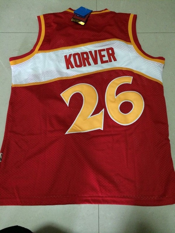 0009-#26 Korver throwback jersey red