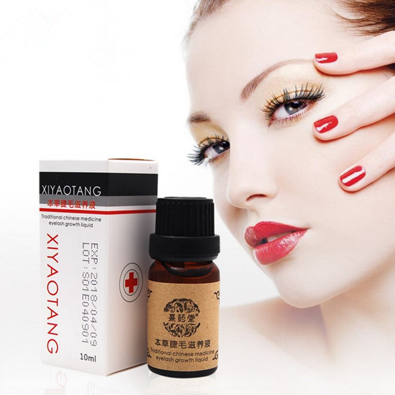 2015 New Hot Sell 10ml 100 Plant Extracts Eyelash Growth Treatments Liquid Serum Enhancer Eye Lash