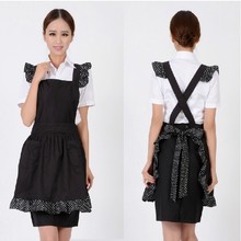 Delantal Cocina Crafts Painting Kitchen Accessories Apron Japan Cooking Cafe Aprons Korean Gifts For Women Chef Hotels Nail