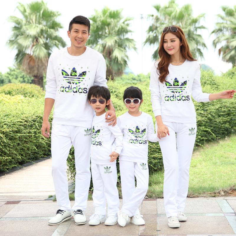 Family Clothing Active Clothing Sets for Mother and Daughter Father Son Matching Clothing Family Set Clothes, Green/White, HY24