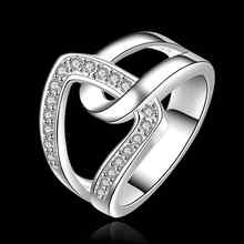 Lose Money Promotions Wholesale 925 silver ring 925 silver fashion jewelry hand in hand qua Ring