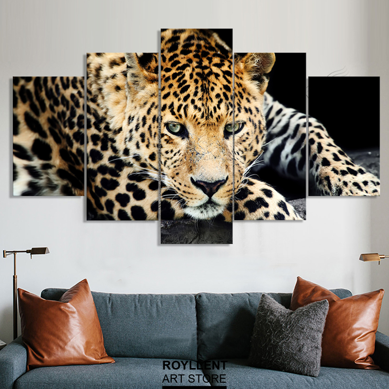 unframed Jaguar Photo Canvas Print Painting Wall Picture Large Canvas Art Living room Home Wall Decoration RA0008