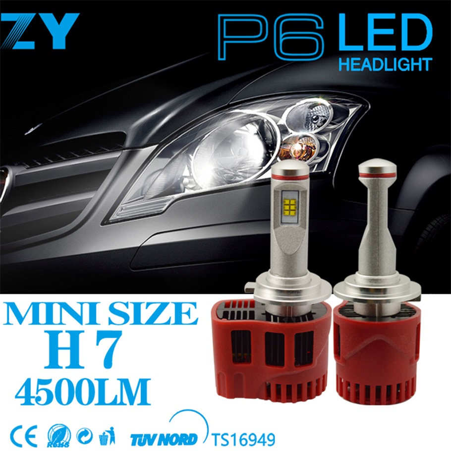 New 2pcs 45W 4500LM Car LED Headlight Conversion Kit H7 Replace Bulbs headlight lamp Hot Selling